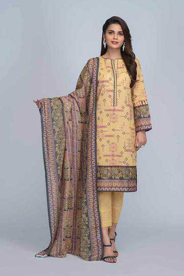 Bonanza Satrangi RSO213P18 D Beige Summer Collection 2021
